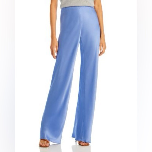 NWOT Vince High Waist Wide Leg Satin Pants  Size Small - Picture 1 of 10